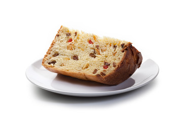Panettone-  Italian type of sweet bread loaf originally from Milan usually prepared and enjoyed for Christmas and New Year