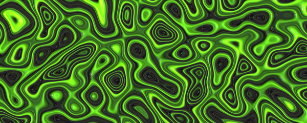 Wavy abstract green black texture background