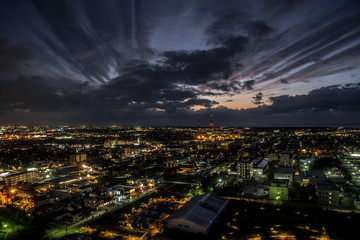 石川県庁から見る金沢の夜景