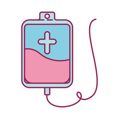 blood bag donation breast cance icon