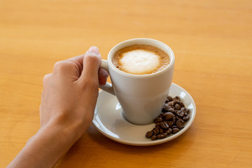 Café en una mañana de otoño