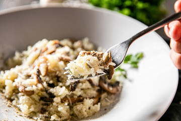 Delicous food on table