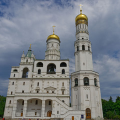 Fototapeta na wymiar Cathédrale de l’Archange Saint Michel de Moscou, Russie