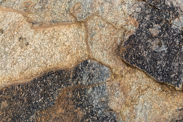 Texture of granite rock