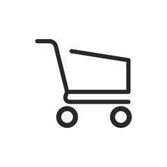 Shopping cart icon vector symbol illustration EPS 10