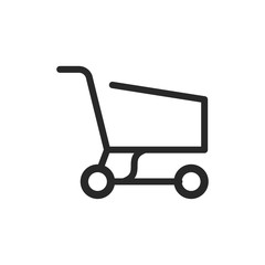 Shopping cart icon vector symbol illustration EPS 10