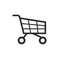 Shopping cart icon vector symbol illustration EPS 10
