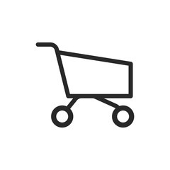 Shopping cart icon vector symbol illustration EPS 10