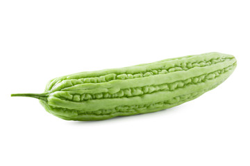 Bitter melon isolated on a white background