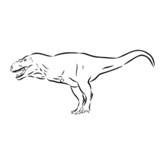 vector illustration of an dinosaur