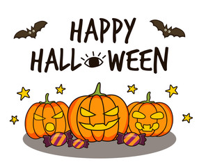 Cute Halloween Hand Drawn Cartoon