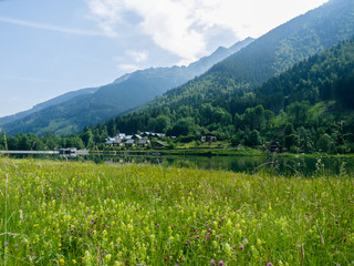 Fototapeta na wymiar Paysage Isère Auvergne Rhône Alpes