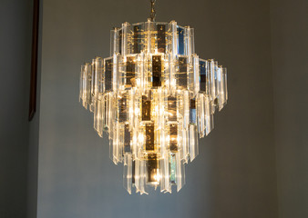 custom chandelier hangs high above your front door