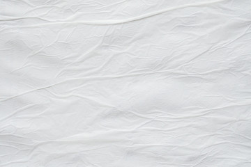 Blank white crumpled creased torn paper poster texture surface background