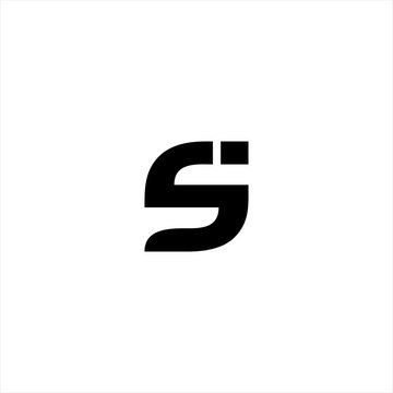 Sj Logo Letter Design Template