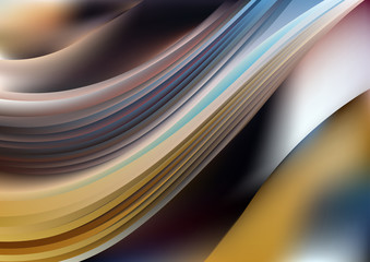 Abstract wave background for presentation