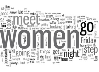 It s Friday Do You Know Where Your Women Are