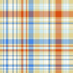 Tartan, plaid pattern seamless vector illustration. Checkered texture for clothing fabric prints, web design, home textile.	