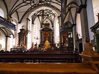 Fototapeta na wymiar Kirche in Bad Münstereifel