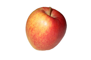 one apple isolated on white background