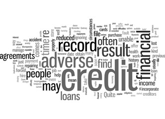 Is An Adverse Credit Record Bad For Your Health