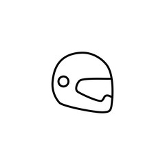 motorcycle helmet icon vector illustration