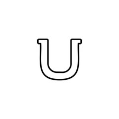 horse shoe icon vector illustration