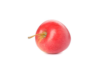 Sweet red apple isolated on white background