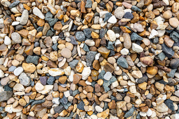 Full frame background of gravel