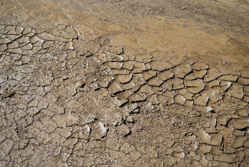 Mud overflowing from typhoon damage
