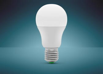 Light bulb 3D model. Lamp 3d render. 3d image.