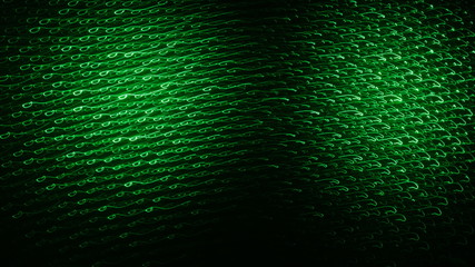 Drawing blurred green light, beautiful abstract or the light of green LED bokeh background