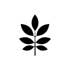 Leaf Branch, Nature Leaves Plant Flat Vector Icon