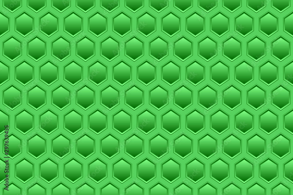 Poster abstract color hexagonal grid seamless background.