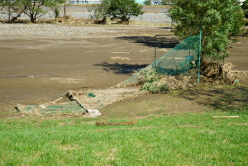 Flood damage caused by Typhoon No.19 