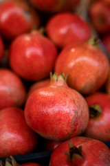 Fototapeta na wymiar Picture of beautiful fresh red pomegranate