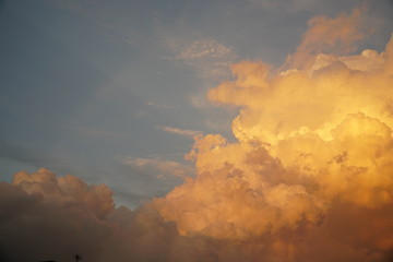 Beautiful Golden Cloudscape