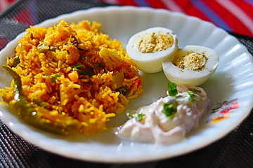 Vegetable biriyani