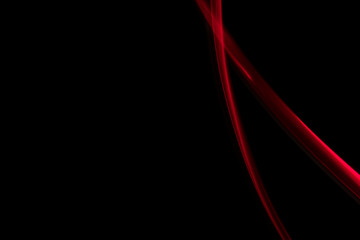 red light lines on a black background