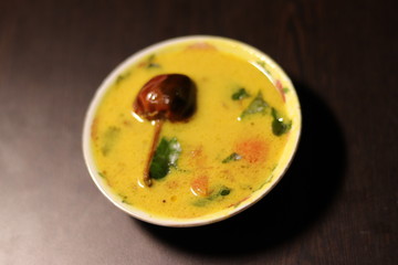 Lemon coconut milk soup