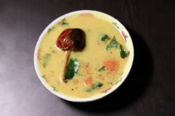 Lemon coconut milk soup