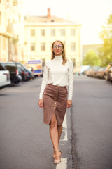 Portrait of beautiful business woman