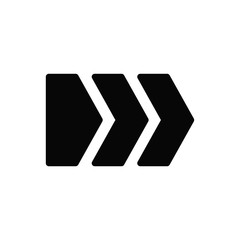 arrow icon vector trendy flat design