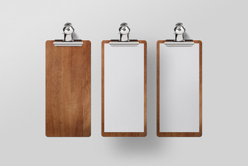  wooden clipboard set