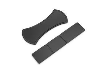 Multi Purpose  Gel Pad for cell phone Holder for branding. 3d render illustration.