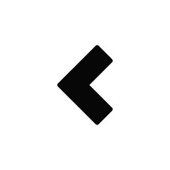 Obraz premium arrow icon vector trendy flat design