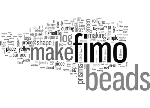 how to make fimo beads