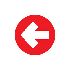 arrow icon vector trendy flat design