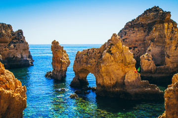 Ponta da Piedade à Lagos voyage en Algarve au Portugal