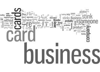 How To Know If Your Business Card Stinks